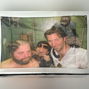 The Hangover Party Scene 3x5 feet with 4 brass grommets